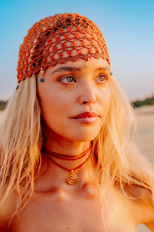 Customized crochet bucket hat