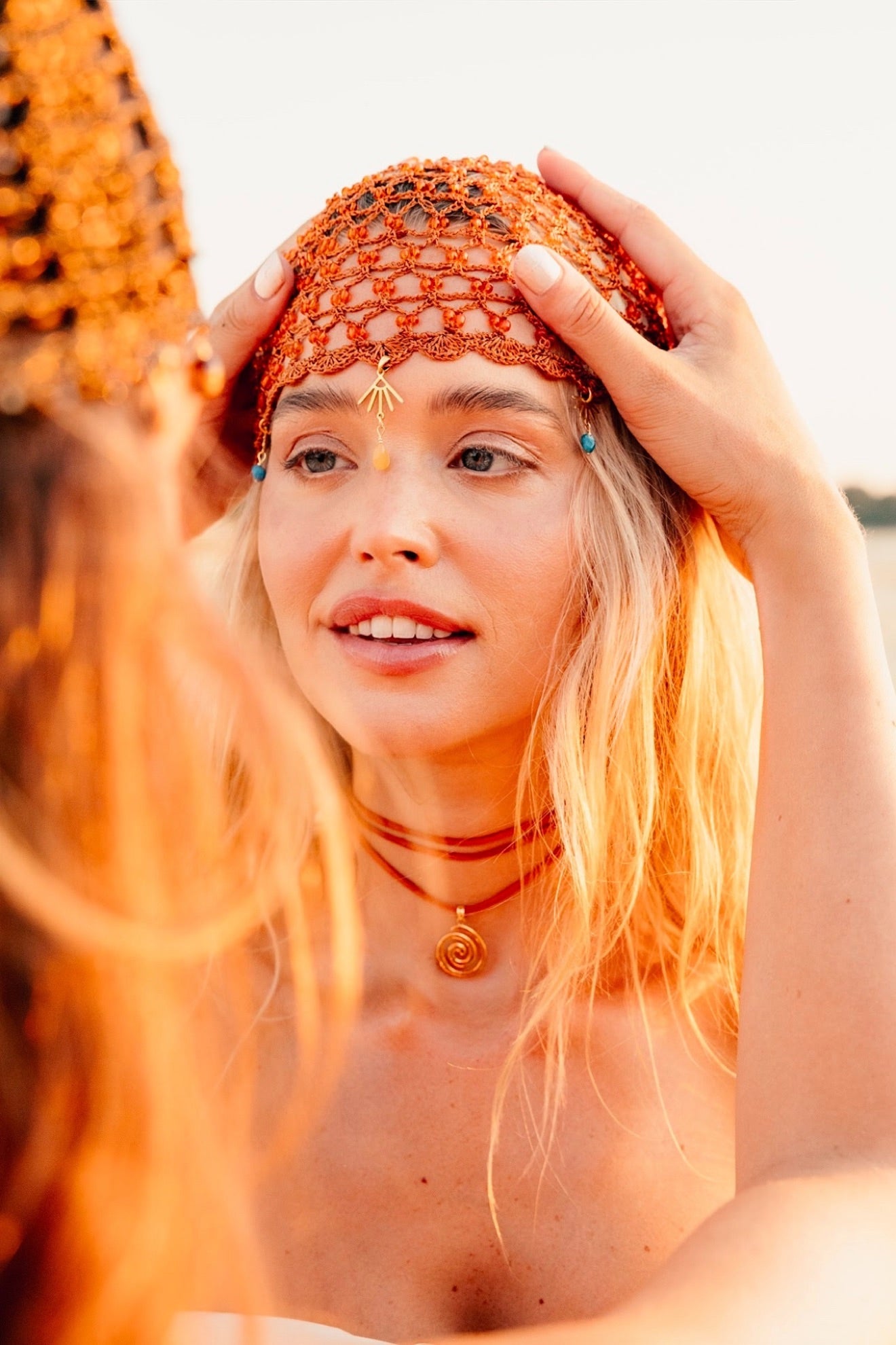 Customized crochet bucket hat